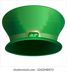 Magic leprechaun hat is a traditional element of clothing for the holiday festival of St.Patrick 's Day