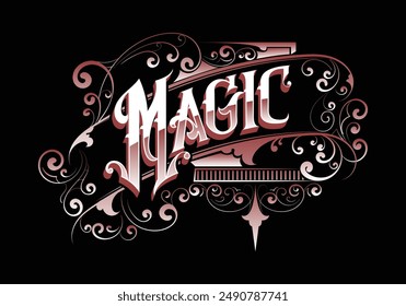 MAGIC lettering custom style design