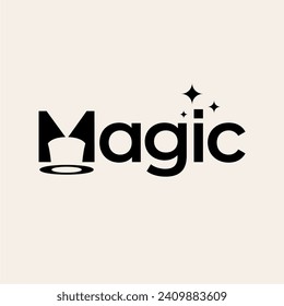 MAGIC LETTERING LETTER MARK LOGO VECTOR ICON ILLUSTRATION