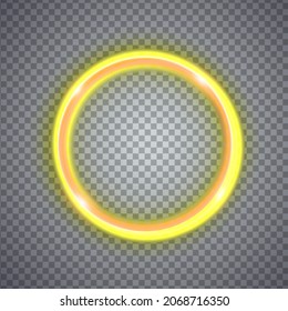 Magic light circle effect. Illustration isolated on background. Graphic concept for your design