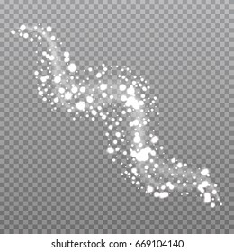 Magic light glow effect stars bursts. Vector illustration.