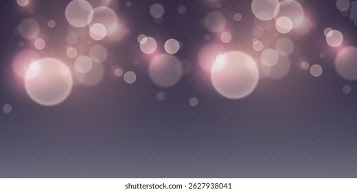 Magic light and modern sparkle bokeh flash.