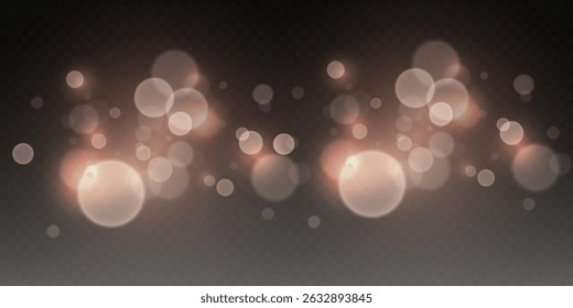 Magic light and modern sparkle bokeh flash.