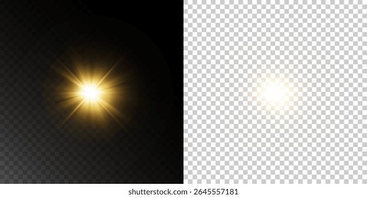 Projeção de Luz Mágica PNG com Brilho Disco, Lens Flare, e Iluminação Espumante para Fundo Festivo e Abstrato.