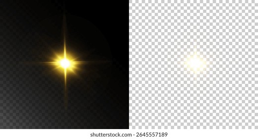 Magic Light Projection PNG with Disco Glow, Lens Flare, and Sparkling Illumination for Festive and Abstract Backgrounds.