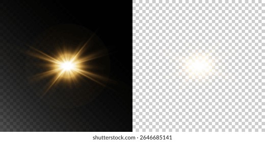 Projeção de Luz Mágica PNG com Brilho Disco, Lens Flare, e Iluminação Espumante para Fundo Festivo e Abstrato.