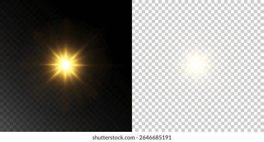 Magic Light Projection PNG with Disco Glow, Lens Flare, and Sparkling Illumination for Festive and Abstract Backgrounds.