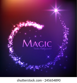 Magic light vector background. Eps10.