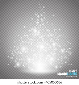 Magic Light Vector Effect. Glow Special Effect Light, Flare, Star And Burst. Isolated Spark