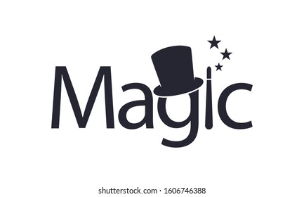 Magic logo for design vector editable
