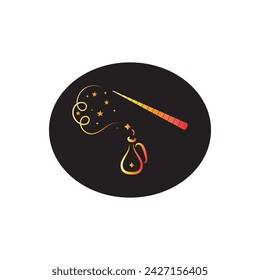 Magic logo is unique, attractive and simple