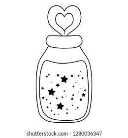 magic love potion bottle icon