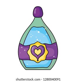 magic love potion bottle icon