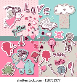 magic love scrapbook set