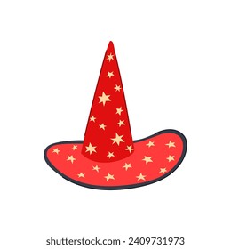 magic magician hat cartoon. top trick, circus show, wand black magic magician hat sign. isolated symbol vector illustration