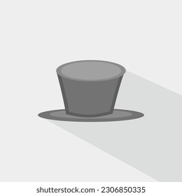 Magic Man Hat Illustration Black