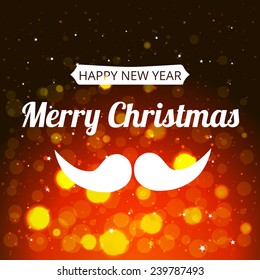 Magic merry christmas background