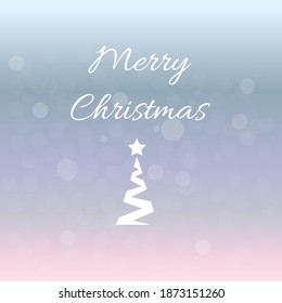 Magic Merry Christmas Greeting Card Text With The Boken Stars Wallpaper Background Light Yellow Pink Purple Blue Gradation