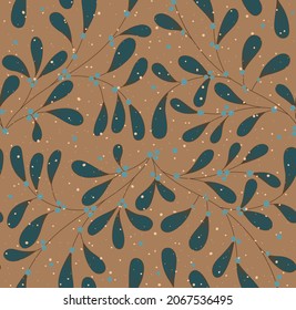Magic Merry Christmas New Year pattern