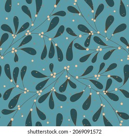 Magic Merry Christmas New Year pattern
