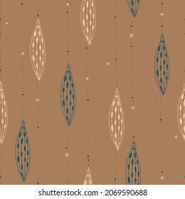Magic Merry Christmas New Year pattern