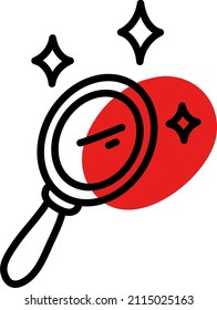 Magic mirror, illustration, vector on a white background.