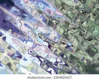 Magic multicolor diagonal bursts in blue-green tonality for textiles or fabrics. Dynamic blurred background for interiors, covers, wallpapers, fashion, business concepts, scrapbooking, prints, etc.