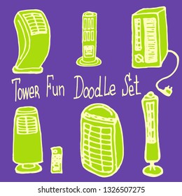 Magic multicolored lovely simple tower fun.