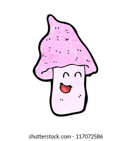 magic mushroom cartoon character