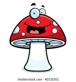 Magic Mushroom Smiling