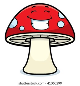 Magic Mushroom Smiling