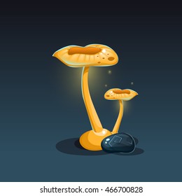 Magic mushrooms. Game objects.