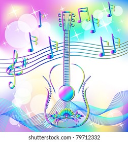 Magic music. Guitar.