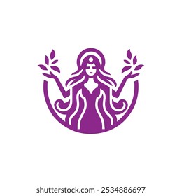 Logotipo da deusa mística mágica à venda.