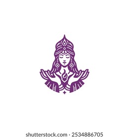 Magic mystic goddess logo for sale.