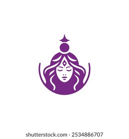 Logotipo da deusa mística mágica à venda.