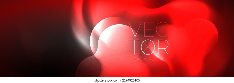 Diseño de fondo de fondo abstracto de luces de neón mágico brillante, ilustración vectorial