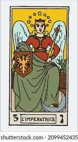 Magic Occult Tarrot Cards Illustration