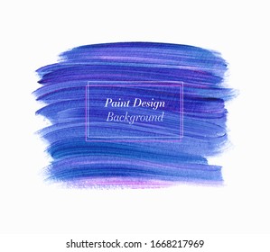 Vector de fondo abstracto acrílico de pincel mágico. Diseño creativo y colorido a mano. 