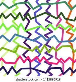 Magic Paths for Secret Decisions. Esoteric Rebus. The Road of Enigma. Texture. Seamless Pattern. - Vector