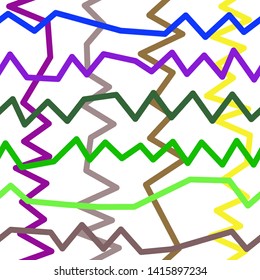 Magic Paths for Secret Decisions. Esoteric Rebus. The Road of Enigma. Texture. Seamless Pattern. VH. - Vector