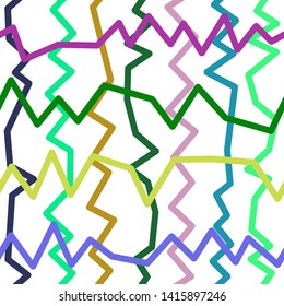Magic Paths for Secret Decisions. Esoteric Rebus. The Road of Enigma. Texture. Seamless Pattern. VH. - Vector