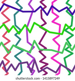 Magic Paths for Secret Decisions. Esoteric Rebus. The Road of Enigma. Texture. Seamless Pattern. VH. - Vector