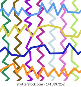 Magic Paths for Secret Decisions. Esoteric Rebus. The Road of Enigma. Texture. Seamless Pattern. VH. - Vector