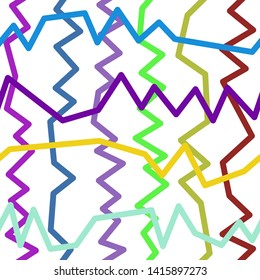 Magic Paths for Secret Decisions. Esoteric Rebus. The Road of Enigma. Texture. Seamless Pattern. - Vector
