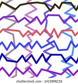 Magic Paths for Secret Decisions. Esoteric Rebus. The Road of Enigma. Texture. Seamless Pattern. VH. - Vector