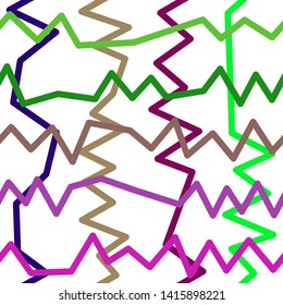 Magic Paths for Secret Decisions. Esoteric Rebus. The Road of Enigma. Texture. Seamless Pattern. VH. - Vector
