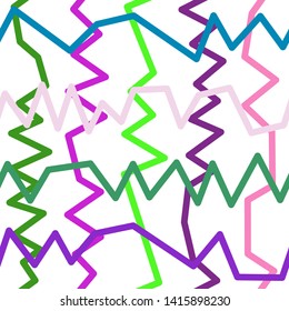 Magic Paths for Secret Decisions. Esoteric Rebus. The Road of Enigma. Texture. Seamless Pattern. VH. - Vector