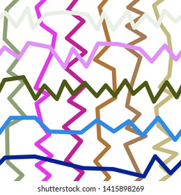 Magic Paths for Secret Decisions. Esoteric Rebus. The Road of Enigma. Texture. Seamless Pattern. VH. - Vector