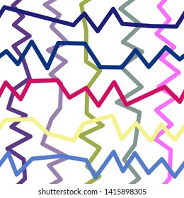 Magic Paths for Secret Decisions. Esoteric Rebus. The Road of Enigma. Texture. Seamless Pattern. VH. - Vector
